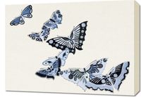 Obraz 70x50cm Butterfly 2, Sekka Japoński Vintage do Salonu