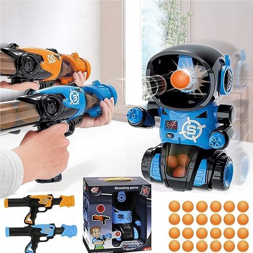 STRZELANIE DO CELU ROBOT + 2x PISTOLET NA KULKI LICZNIK GRA ZRĘCZNOŚCIOWA na Arena.pl
