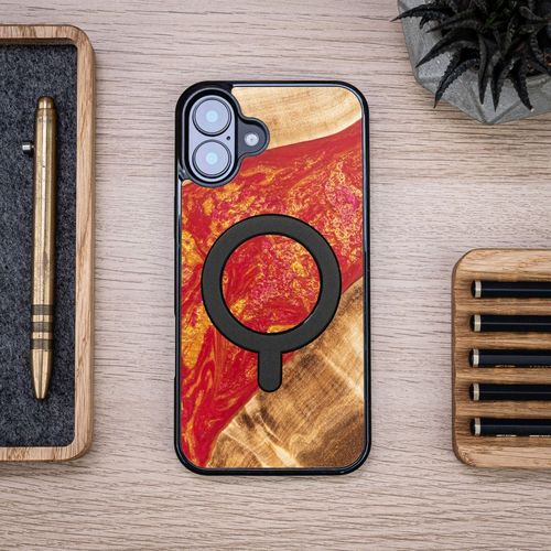 etui bewood unique do iphone 16 plus - neons - paris z magsafe na Arena.pl