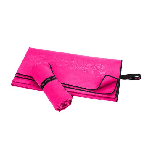 Ręcznik Szybkoschnący Z Mikrofibry 130X80 Różowo-Czarny na Arena.pl
