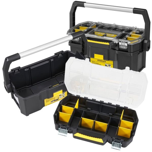 STANLEY WALIZKA SKRZYNIA NARZĘDZIOWA 19" Z ORGANIZEREM FATMAX STST1-70317 zdjęcie 1