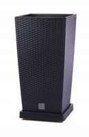 Donica Rattan DRTS400 z wkładem + platforma jezdna