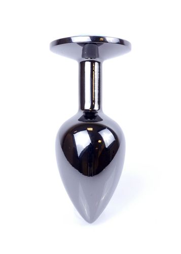 plug jewellery dark silver plug  clear na Arena.pl