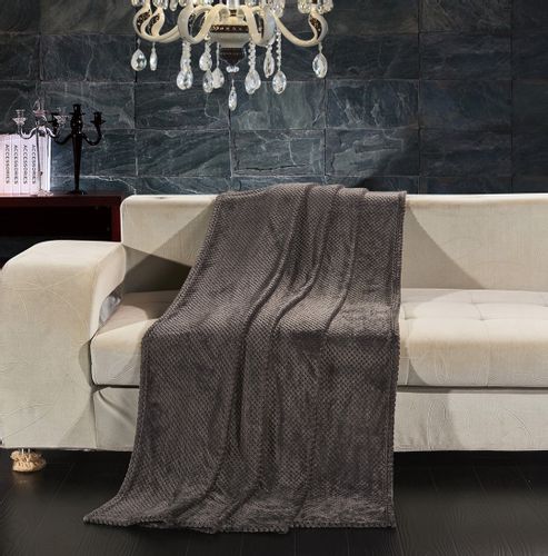 Koc DecoKing HENRY CHARCOAL 150x200 na Arena.pl