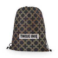 WORKO-PLECAK z Twoim imieniem Złota geometria 2 103