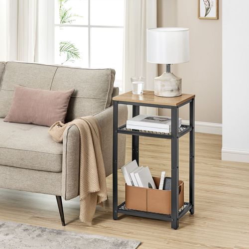 Stolik kawowy 40x30x75 szafka nocna sonoma loft do salonu i sypialni na Arena.pl