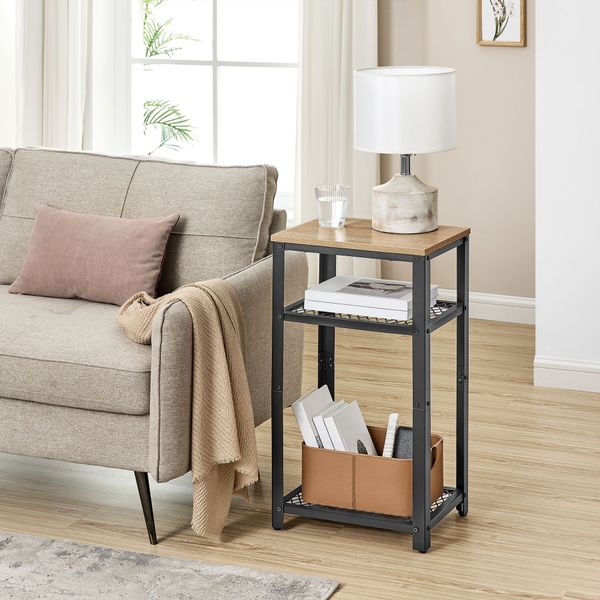 Stolik kawowy 40x30x75 szafka nocna sonoma loft do salonu i sypialni zdjęcie 3