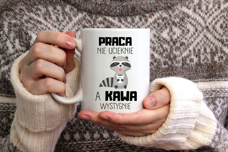 Kubek Prezent Czarny Dla Chłopaka Kawa Jak Dym Z Nadrukiem Ze Zdjęciem zdjęcie 5