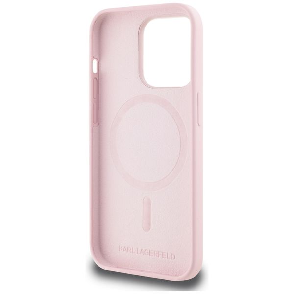 Etui Karl Lagerfeld do iPhone 14 Pro Max, Różowy, MagSafe zdjęcie 7