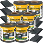 TAŚMA OGRODZENIOWA ANTRACYT 19x35m OSŁONA NA OGRODZENIE PANELOWE PŁOT +UV