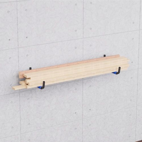 UCHWYT ŚCIENNY NA NARTY DESKĘ DRABINĘ ROWER DREWNO na Arena.pl