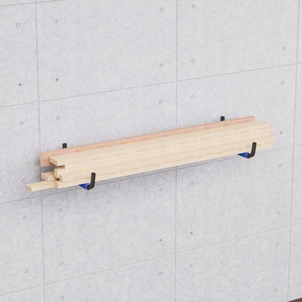 UCHWYT ŚCIENNY NA NARTY DESKĘ DRABINĘ ROWER DREWNO zdjęcie 10