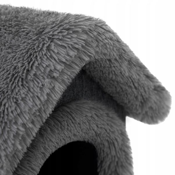 Buda Domek Budka Kojec dla małego Psa z Poduszką i Futerkiem R2 38x44x45 cm zdjęcie 2