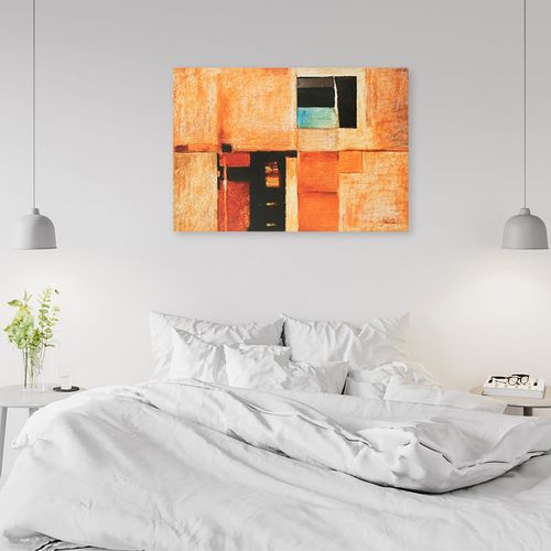Deco Panel, Abstrakcja kwadraty 80x60 na Arena.pl