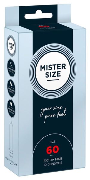 Mister Size 60Mm Pack Of 10 zdjęcie 1