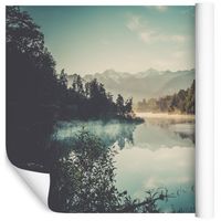 Fototapeta Jezioro LAS Góry Krajobraz do Sypialni 368cm x 254cm