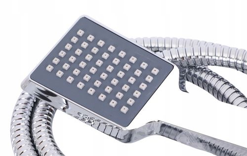 Słuchawka prysznicowa z wężem chrom do wanny z uchwytem ściennym YOKA na Arena.pl