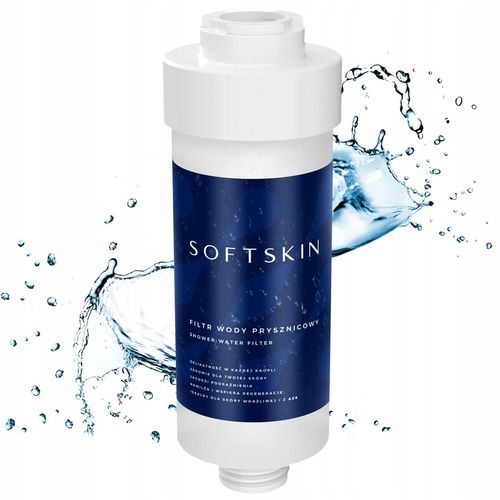 SOFTSKIN Filtr Wody Prysznicowy pod Prysznic WodaRO Filtracja KDF BPA FREE na Arena.pl