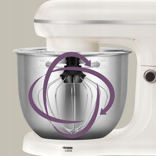 ROBOT KUCHENNY 3xMISY 13,7 L Wielofunkcyjny PLANETARNY BEŻ ECRU 18w1 na Arena.pl