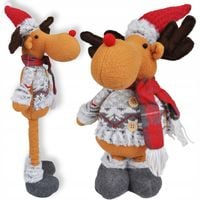 FIGURKA ŚWIĄTECZNA PREZENT NA ŚWIĘTA DEKORACJA TELESKOPOWE ROZSUWANE NOGI