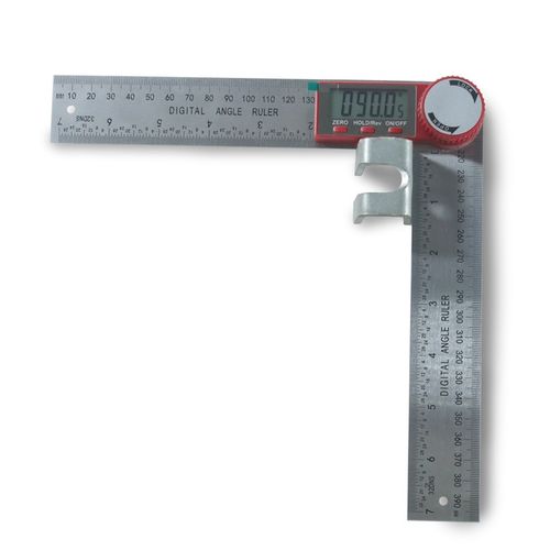 METALOWY KĄTOMIERZ ELEKTRONICZNY CYFROWY Z EKRANEM LCD 200mm 360° + na Arena.pl