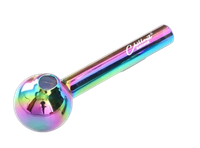 Szklana Fajka do Olejku 10 cm Klasyczna Metaliczny Tęczowy Chillout Smoke