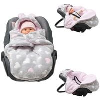 ŚPIWOREK OTULACZ FOTELIK WÓZEK MYSZKA BIPOLAR BAWEŁNA RÓŻ