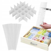 4x ORGANIZER PRZEGRÓDKA SEPARATOR DO SZUFLADY SZAFY BIURKA