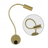 Lampka ścienna LED flexi z włącznikiem NOCNA NAD ŁÓZKO