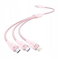 Vention Szybki Kabel Przewód USB-A 3w1 USB-C Lightning Micro-USB 1.5M
