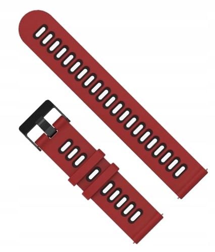 Pasek do zegarka - Vector Smart VCTR-20-S4RD czerwony 20mm na Arena.pl