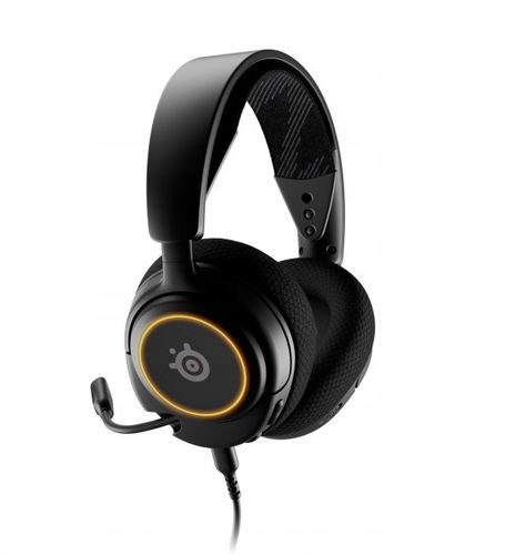 Słuchawki nauszne SteelSeries Arctis Nova 3 czarne na Arena.pl