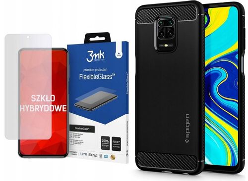 Spigen Etui Do Redmi Note 9S/9 Pro/Max +Szkło 3Mk na Arena.pl