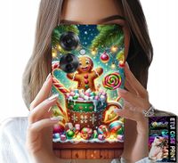 ETUI DO OPPO RENO11 F 5G - PIERNIK PIERNIKI ŚWIĄTECZNE WZORY +FOLIA