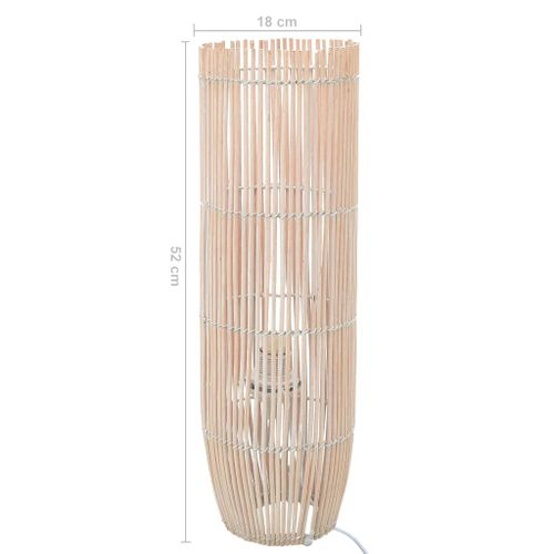 Lampa Podłogowa, Wiklina, Biała, 52 Cm, E27 na Arena.pl