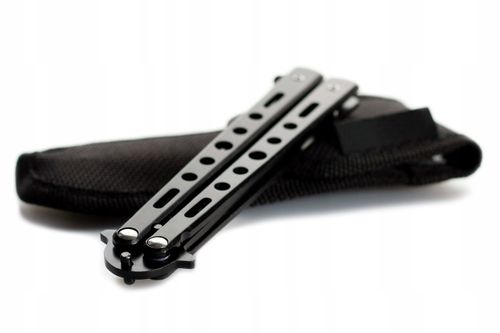 Nóż motylkowy motyl treningowy składany grzebień na Arena.pl