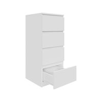 Komoda biała AVEN 40 cm z 4 szufladami różne kolory DARMOWA DOSTAWA