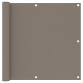 Parawan balkonowy, taupe, 90x300 cm, tkanina Oxford