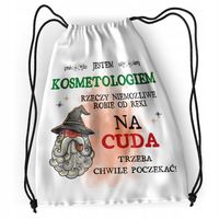 Plecak Dla Kosmetologa Sportowy Szkolny Worek Z Nadrukiem Ze Zdjęciem