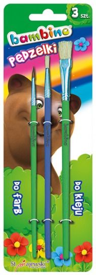 PĘDZELKI 3SZT BAMBINO zdjęcie 3