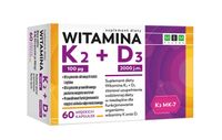 Witamina K2 MK7+ D3 2000 j.m. 60szt zdrowe kości na odporność