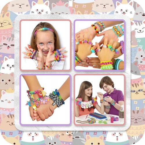 GUMKI DO ROBIENIA BRANSOLETEK DUŻY ZESTAW 6600+ ELEMENTÓW XXL PREZENT na Arena.pl