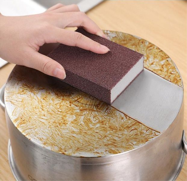 MAGICZNA GĄBKA Brązowa UNIWERSALNA Komplet 5szt zdjęcie 4