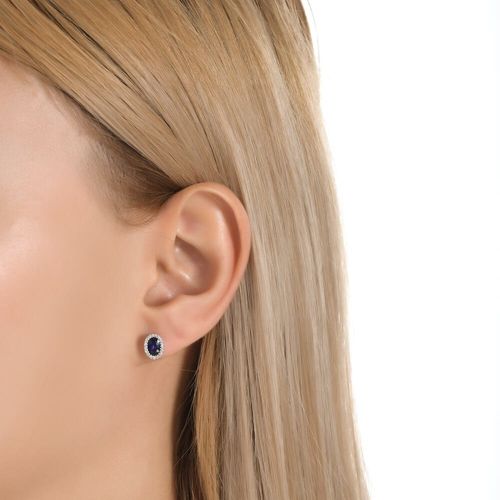 Złote kolczyki KBD6000S - Diament na Arena.pl