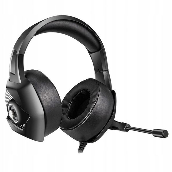 ONIKUMA K6 SŁUCHAWKI GAMINGOWE DLA GRACZY RGB LED MIKROFON PC PS4 zdjęcie 5