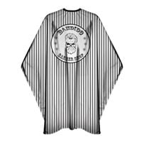 Bandido Barber Cape Peleryna fryzjerska w paski