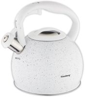 czajnik z gwizdkiem 2l klausberg kb-7319 marble