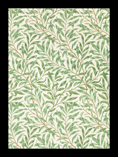 Plakat 13x18cm Willow Pattern 2, Morris Vintage do Salonu zdjęcie 2
