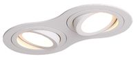 Wpuszczana LAMPA sufitowa SIGNAL II H0083 Maxlight podtynkowa OPRAWA metalowe oczka do zabudowy białe