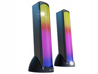 Głośniki do komputera 2.0 Bluetooth Tracer Sigma 10 W czarne RGB LED